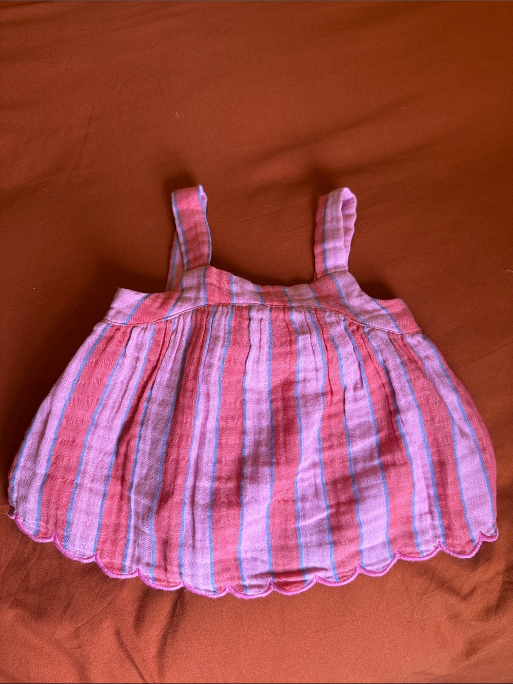 Girl’s Scalloped Tank